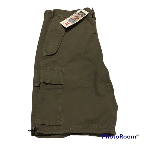NWT The North Face Heritage Logo Cargo Shorts Men’s Waist Size 38 L Green NEW - Picture 16 of 16